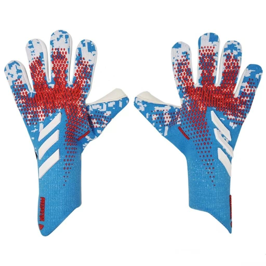 Professional protective latex knitted nylon gloves for football goalkeepers