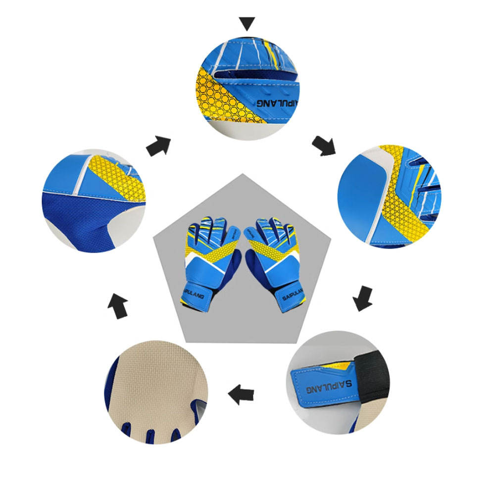 Popular outdoor sports gloves, billiards gloves, latex nylon goalkeeper gloves