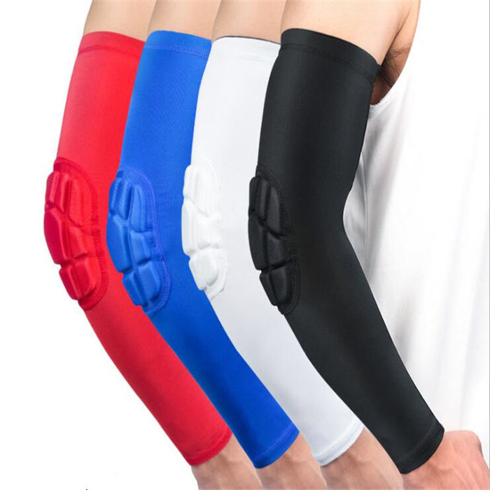 High quality anti-collision honey comb arm cover elbow protection sports protection