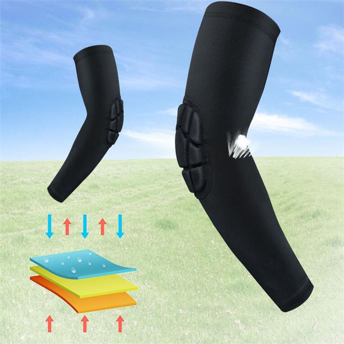 High quality anti-collision honey comb arm cover elbow protection sports protection