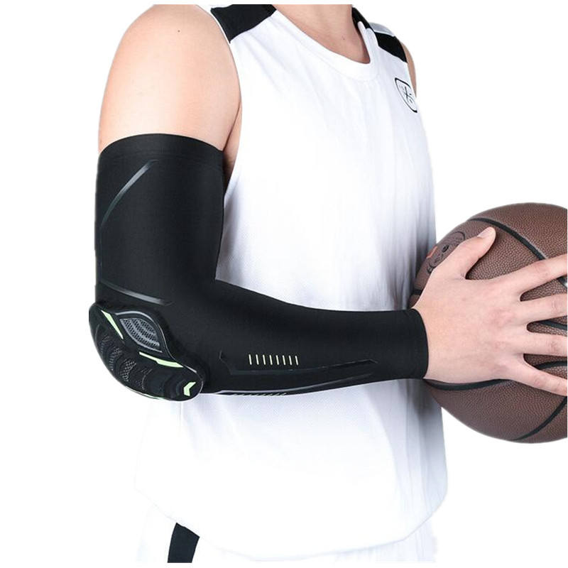 Sports pad elbow sleeves for basketball, football, volleyball, youth and adult size pads