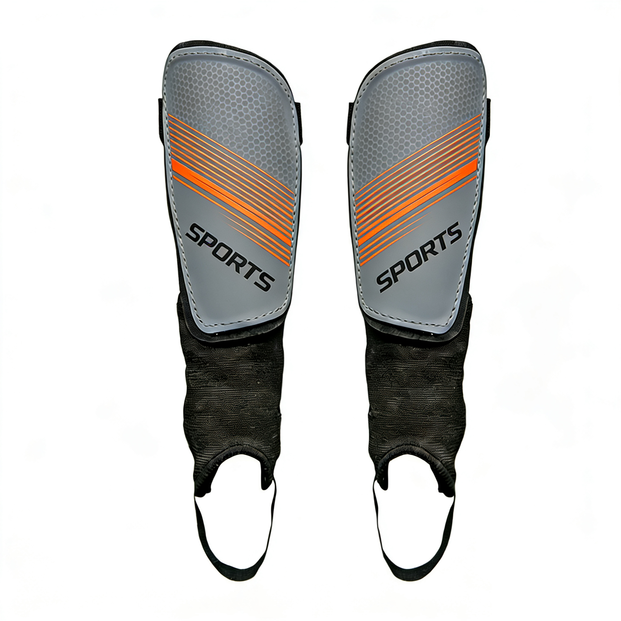 Football shin guards, ankle protectors, strap-fastened shin guards, cycling protective gear