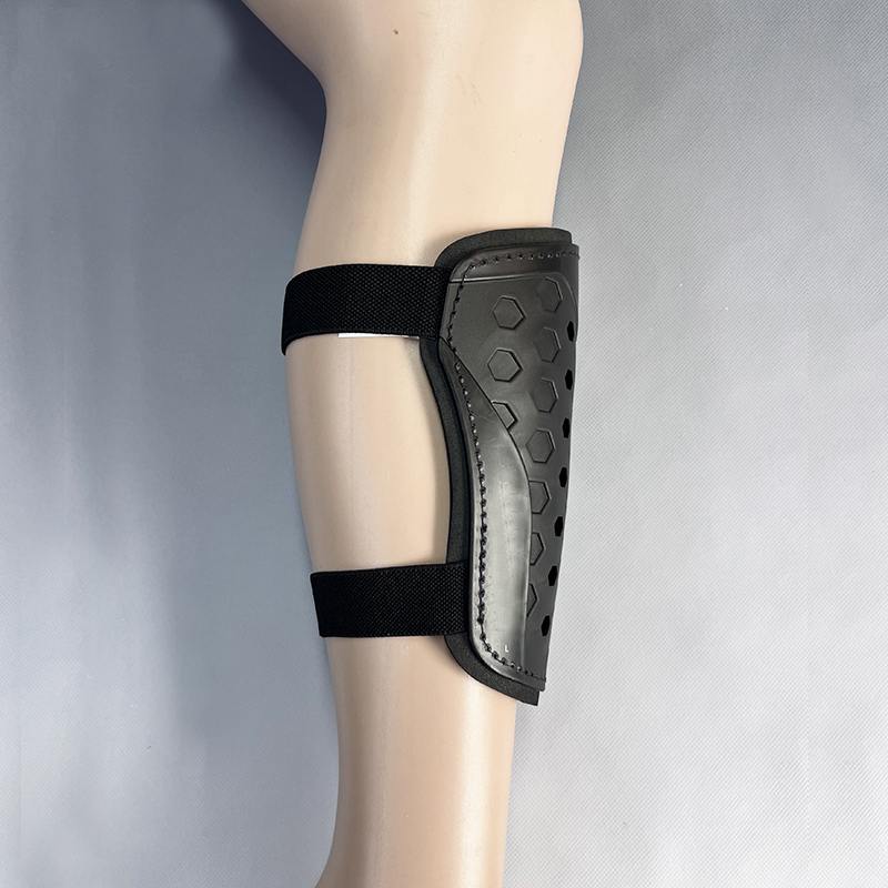 Football shin guards, ankle protectors,  cycling protective gear,strap-fastened shin guards