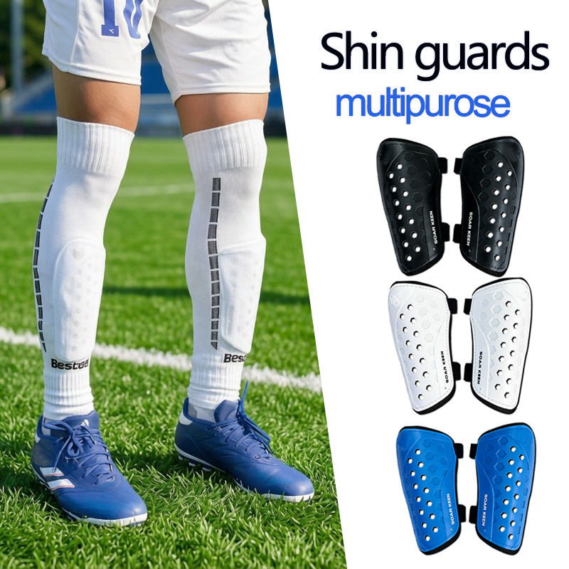 Football shin guards, ankle protectors,  cycling protective gear,strap-fastened shin guards