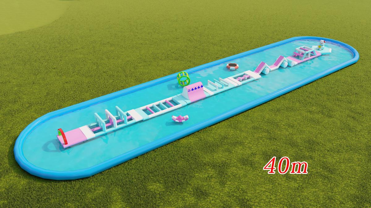 In-line Water Obstacle Course-5