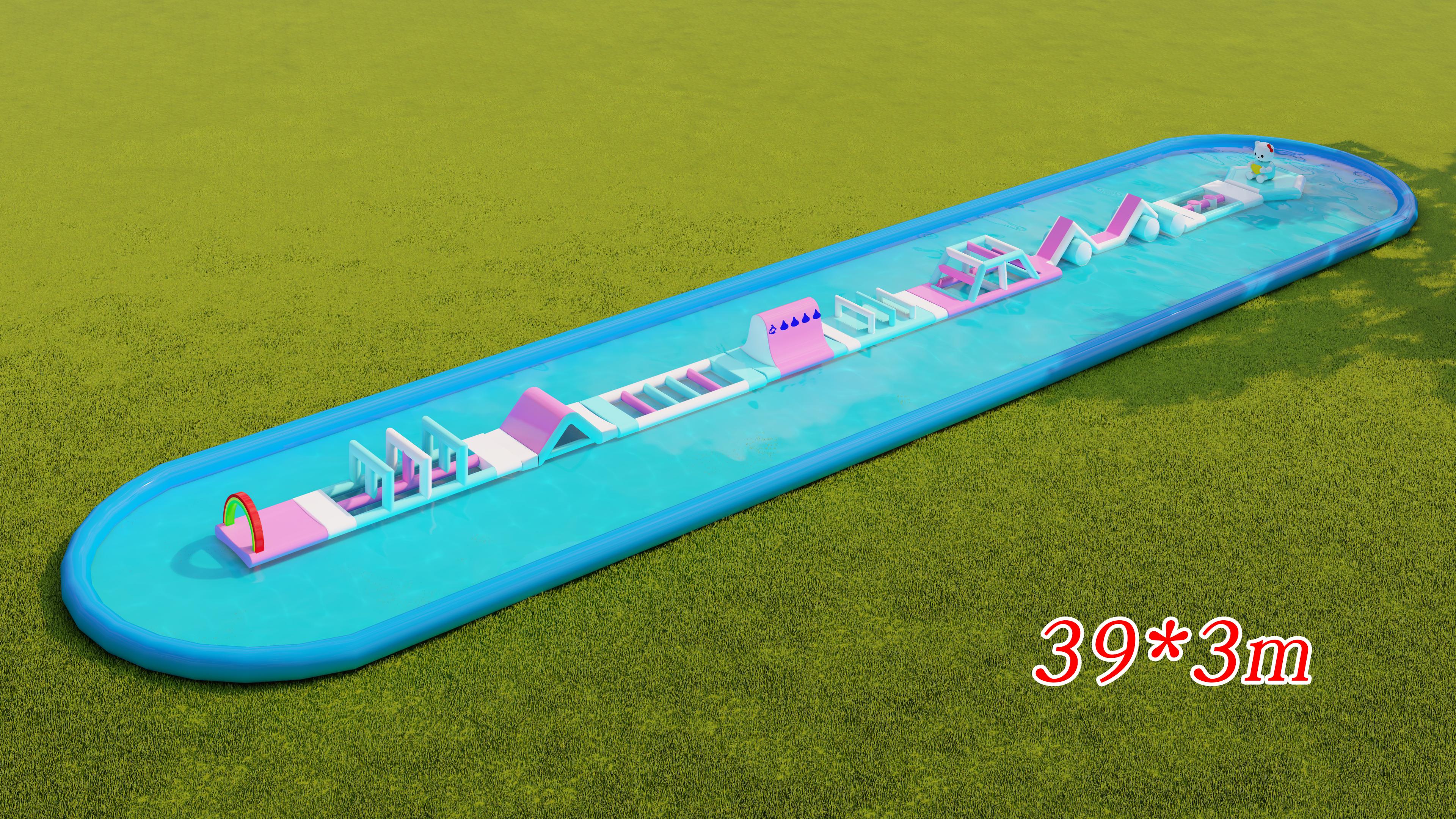 In-line Water Obstacle Course-5