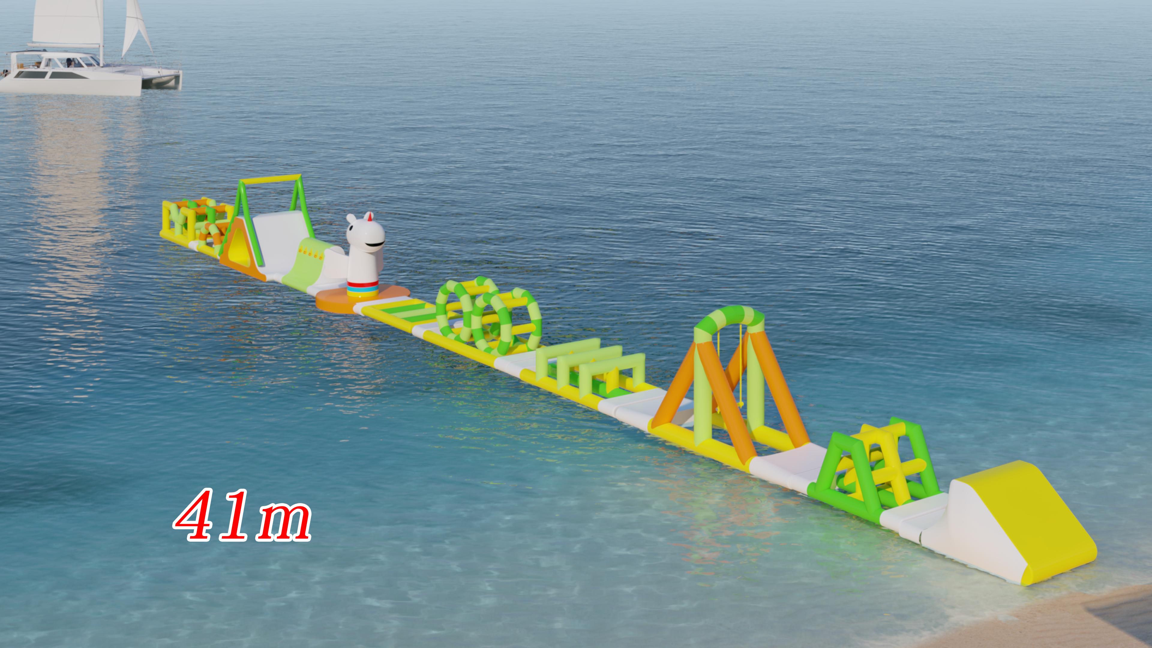 In-line Water Obstacle Course-4