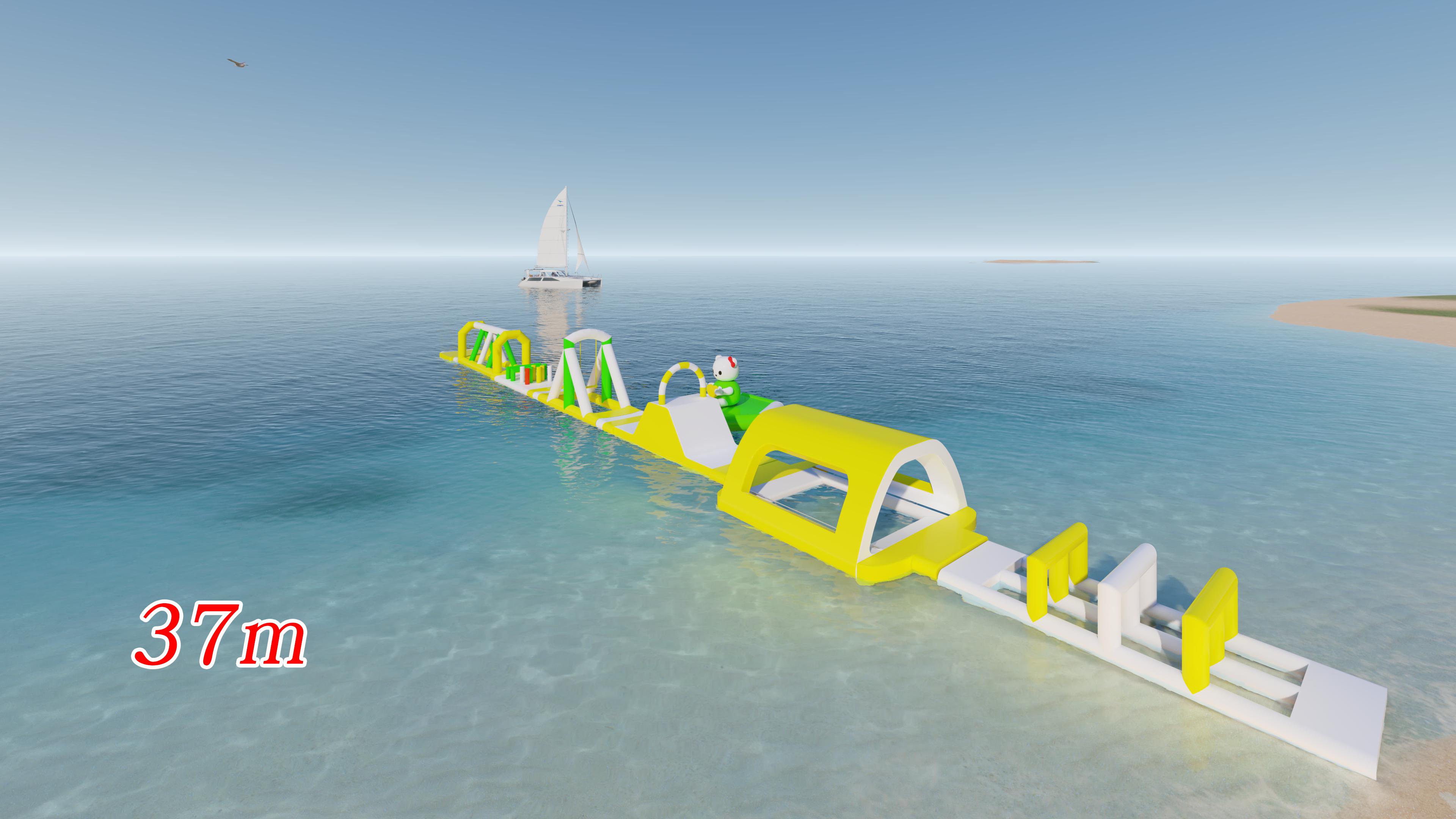 In-line Water Obstacle Course-3