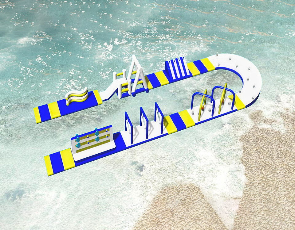 U-Shaped Water Obstacle Course-3