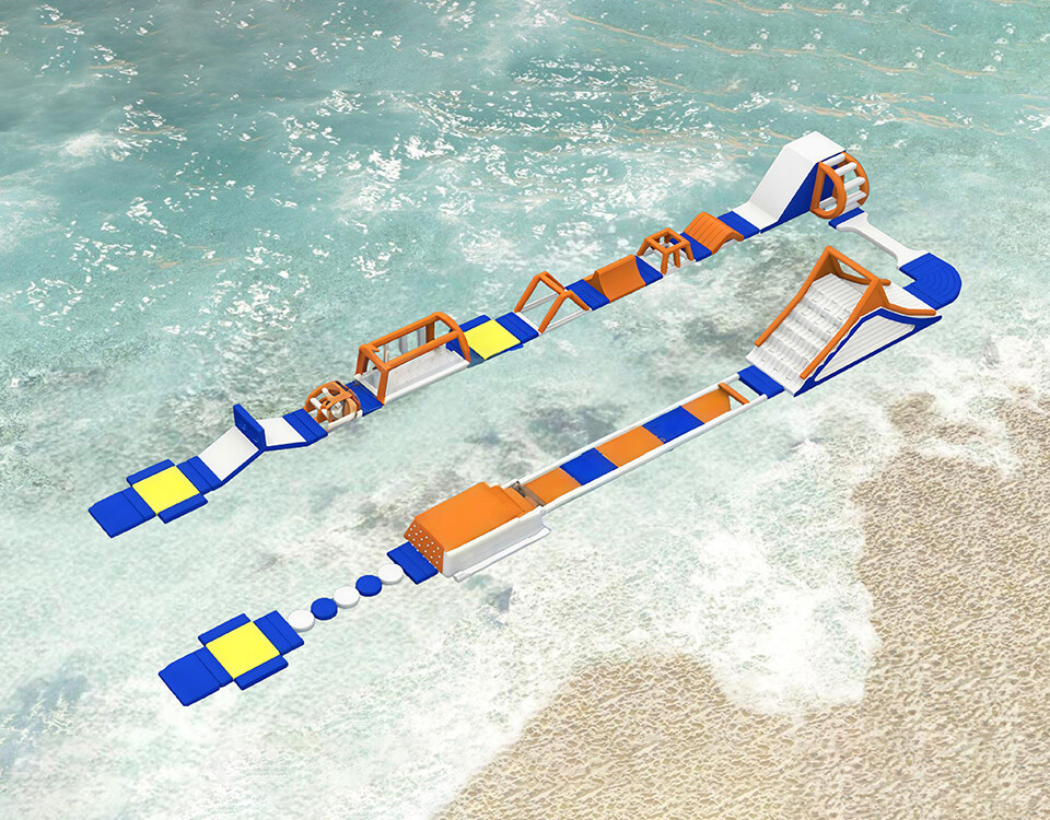 U-Shaped Water Obstacle Course-5