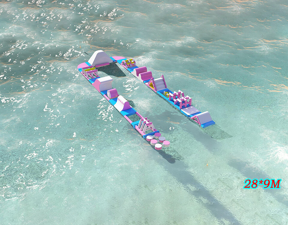 U-Shaped Water Obstacle Course-5