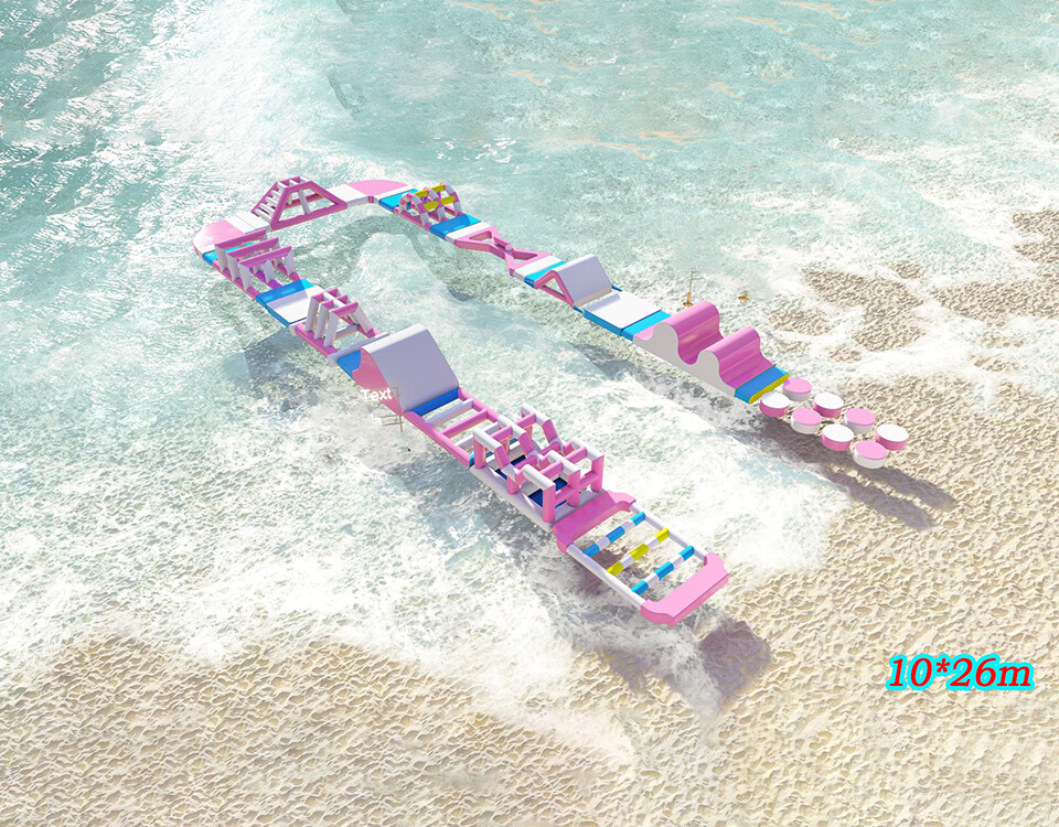 U-Shaped Water Obstacle Course-2