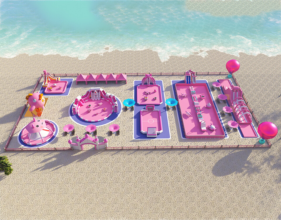 Inflatable Ground Water Park-3