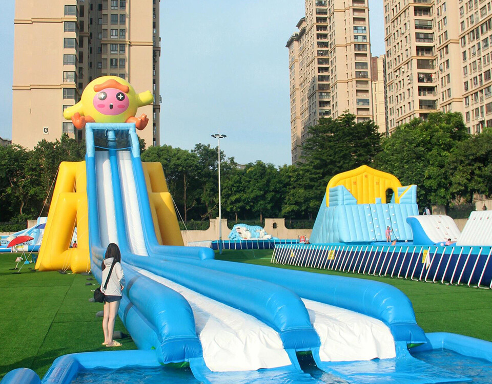 Giant inflatable water slide-1
