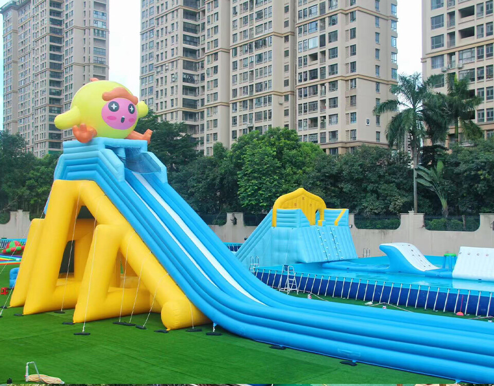 Giant inflatable water slide-1