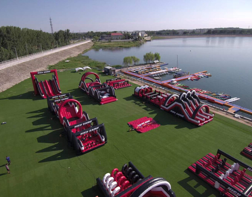 Inflatable 5k Obstacle Course-1