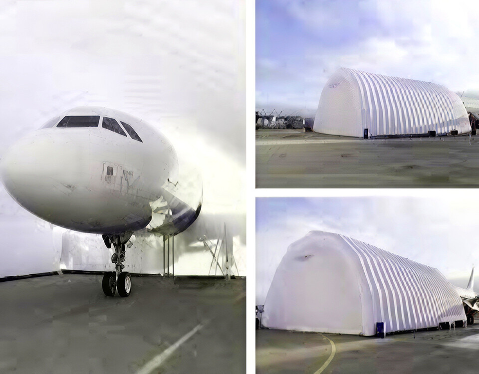 Hangar maintenance tent-08