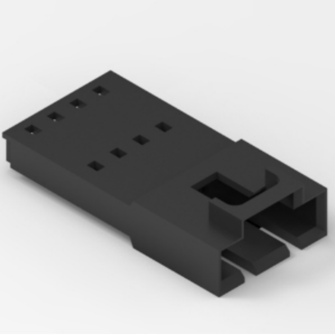 HSG PH2.54mm 4P black single row PBT UL94V-0 CJT P/N A2547HM-4 RCD