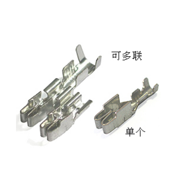 In-stock brass female terminal, compatible with wire diameters ranging from 0.5 to 1.0# square conductors, Zhongzhi P/N DJB621A-5*0.6T RCD