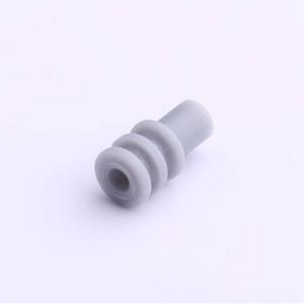 In-stock Waterproof Plug, Silicone, Grey (Small), TE P/N 963530-1 RCD