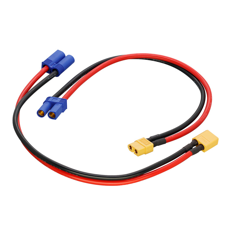 XT60 electronic speed controller flight control wire, crop protection drone wiring harness, universal high-current connecting wire for model airplane/energy storage, widely applicable wiring harness, complete specifications RCD