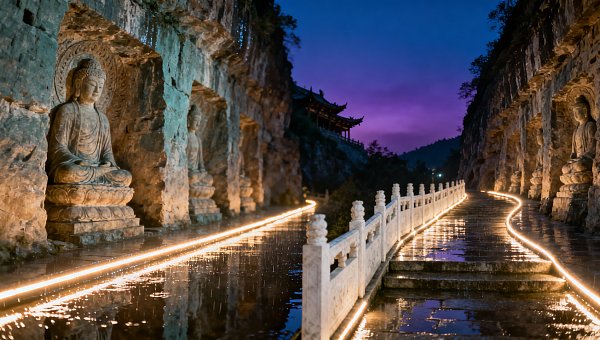 Unspoken details in the Longmen Grottoes night tour guide: Is it open on rainy days? How long should elderly and children stay?
