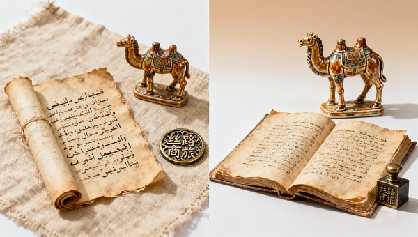 Why don't most exhibition halls display original Tangut documents in the Silk Road trade history experience?
