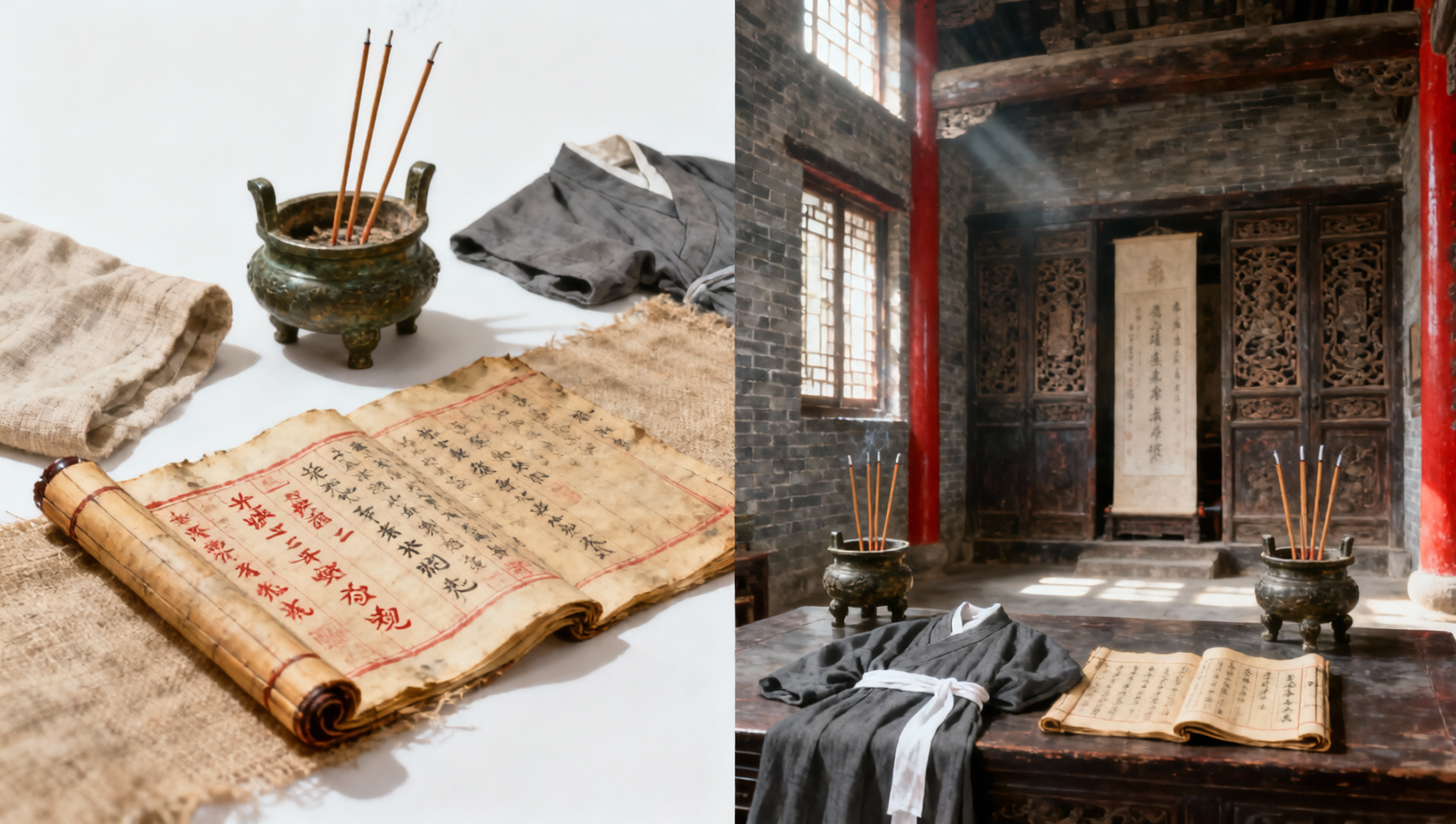 What misunderstandings could arise from wearing the wrong attire or saying the wrong words during ancestral worship in Henan's local customs and traditions?