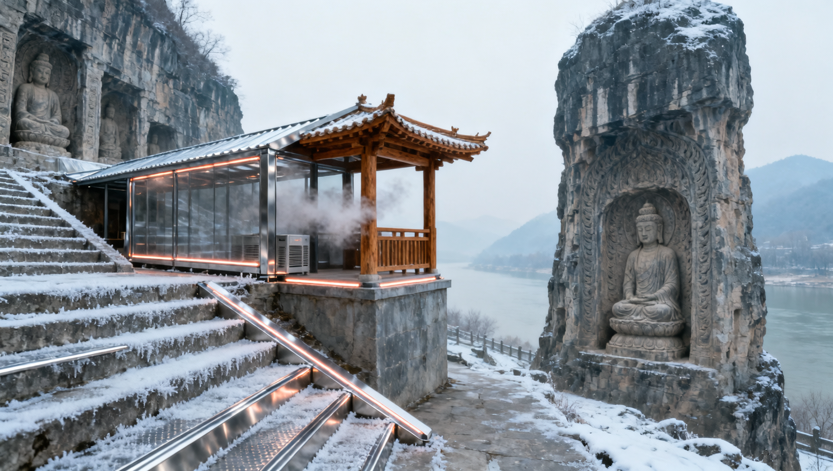 Is a winter trip to Luoyang worth it? Explore the Longmen Grottoes at -5°C, with verified warm routes and indoor connections