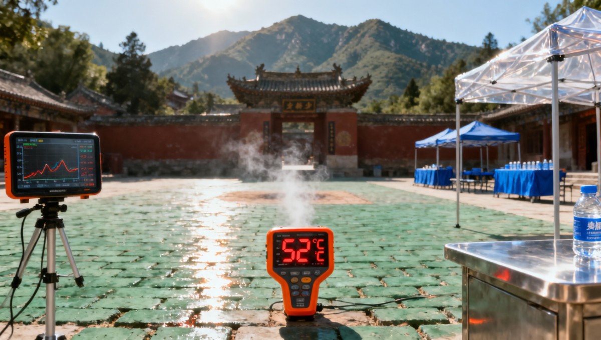 七月带孩子体验少林武术训练，高温天练功场地面温度超50℃这事没人提前说