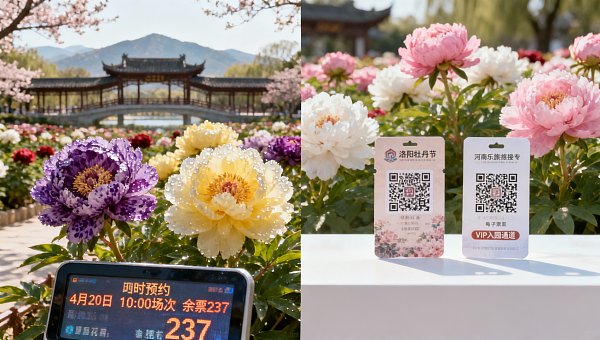Buying Luoyang Peony Festival tickets early isn't cost-effective? Price-performance comparison between presale tickets vs on-site tickets
