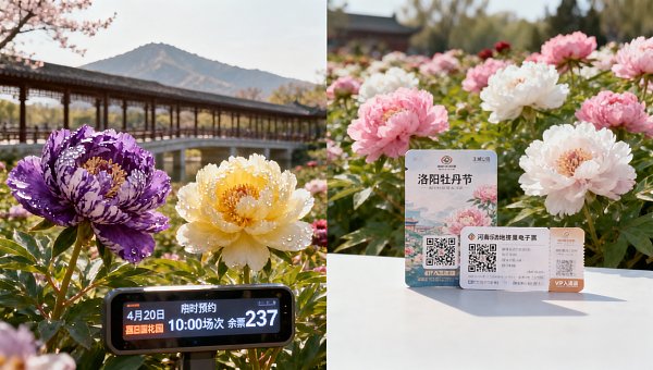 Buying Luoyang Peony Festival tickets early isn't cost-effective? Price-performance comparison between presale tickets vs on-site tickets