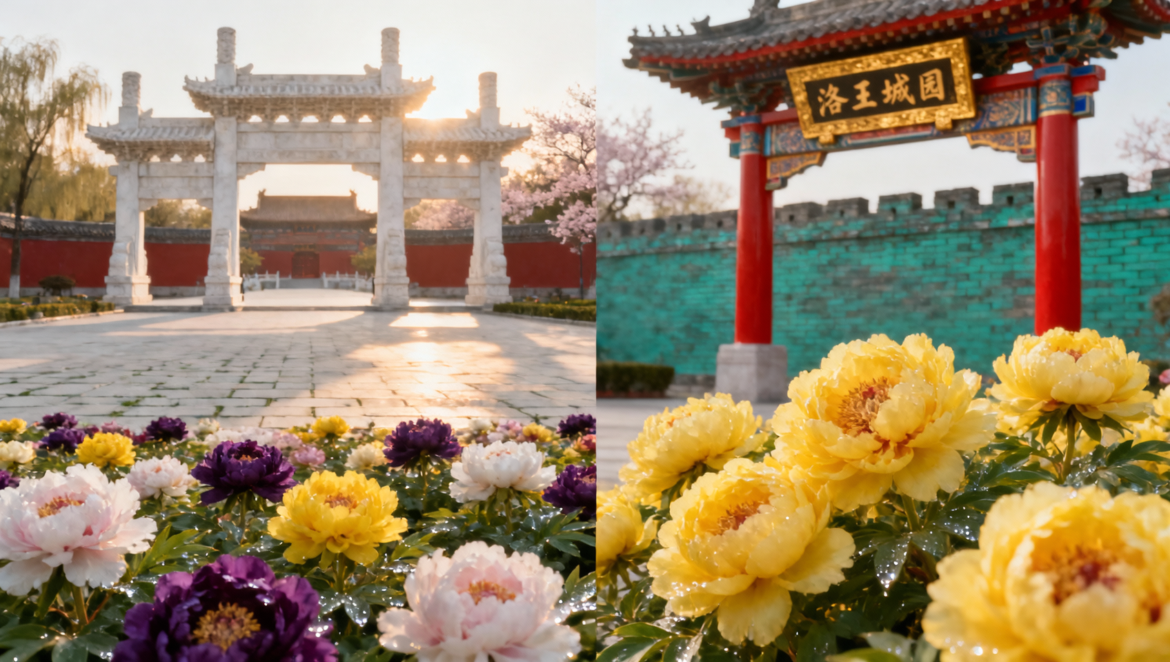 Does the Luoyang Peony Festival ticket include Wangcheng Park? Are there any adjustments this year regarding the inter-park admission rules?