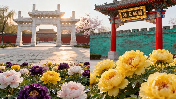 Does the Luoyang Peony Festival ticket include Wangcheng Park? Are there any adjustments this year regarding the inter-park admission rules?