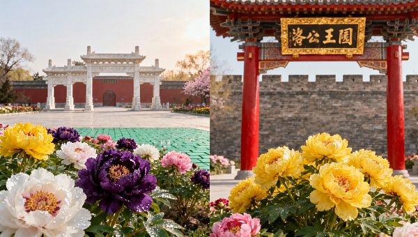 Does the Luoyang Peony Festival ticket include Wangcheng Park? Are there any adjustments this year regarding the inter-park admission rules?
