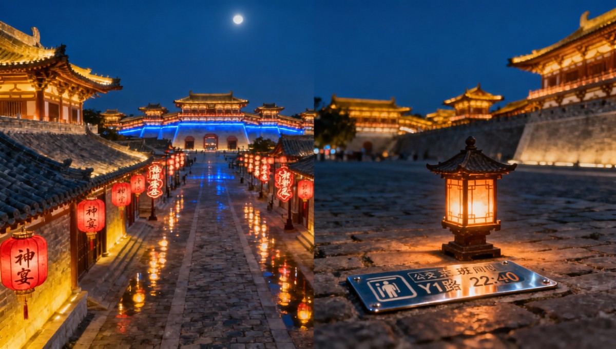 旅游中国指南里没写的细节：洛阳夜游公交末班车时间、打车难区域、夜间卫生间分布实测