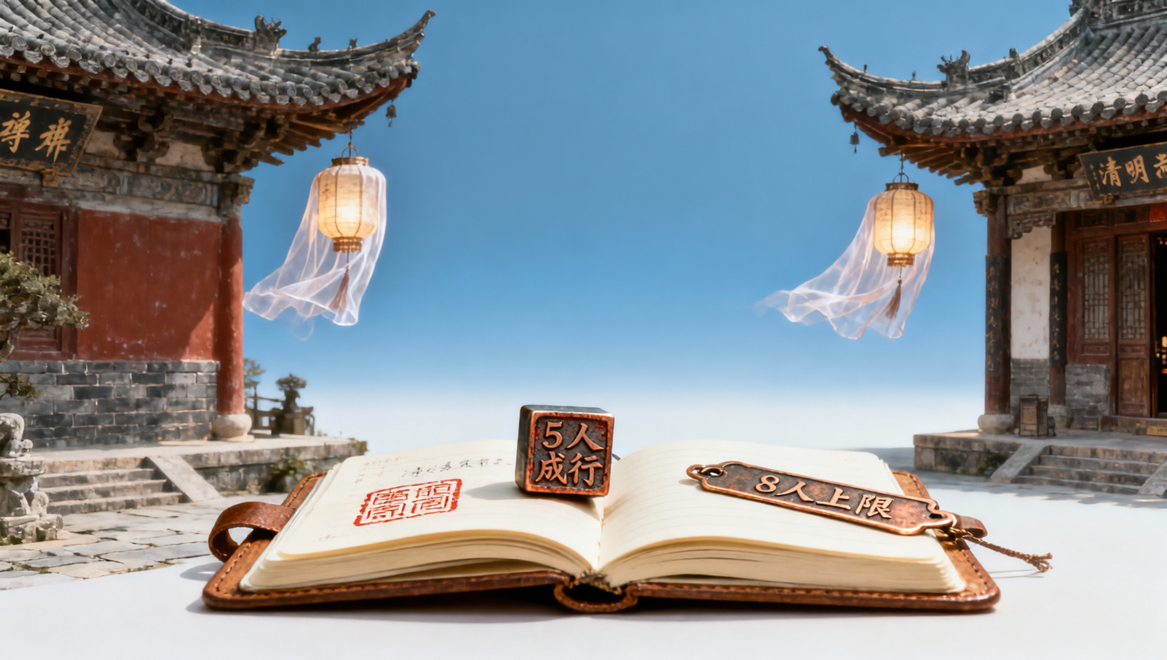 What's the price difference between China's premium small group tours with 5-person minimum and 8-person maximum?