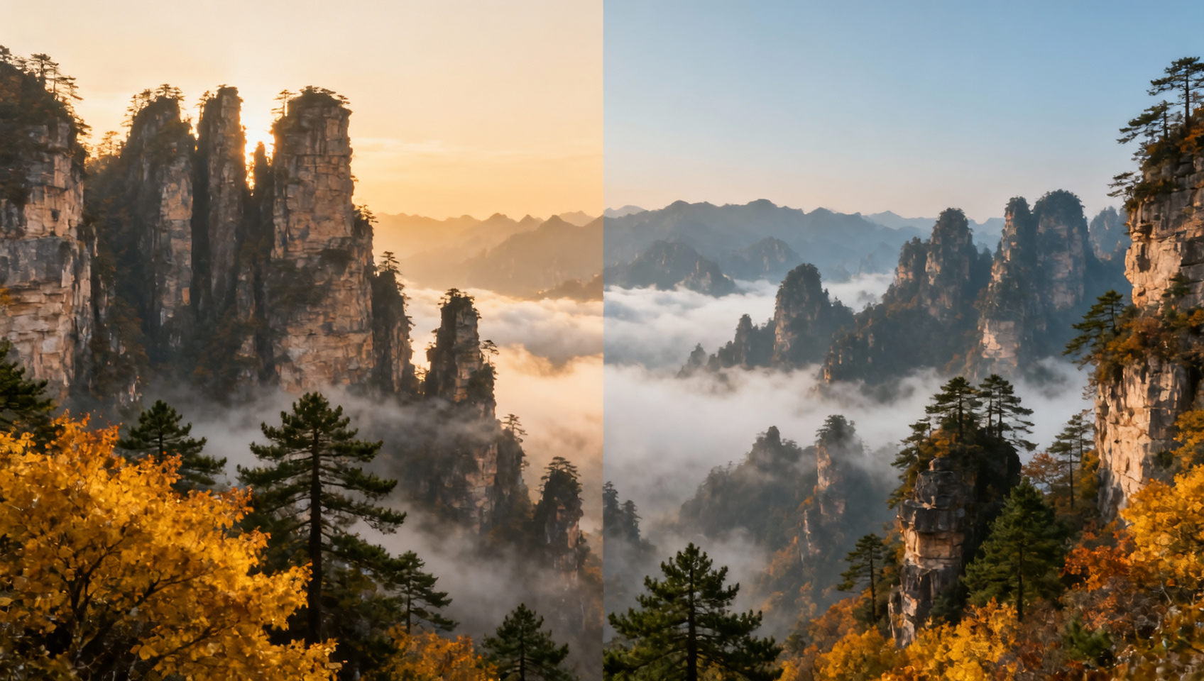 What is the best month to visit Zhangjiajie? July brings scorching sun, while October has fewer crowds and beautiful scenery, but the temperature difference is so large that you need to bring clothes for two seasons.