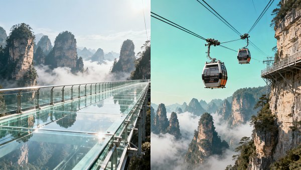5 pitfalls Zhangjiajie travel guides don’t mention: failed Glass Bridge reservations, cable cars suspended on rainy days, accommodations too far from scenic areas