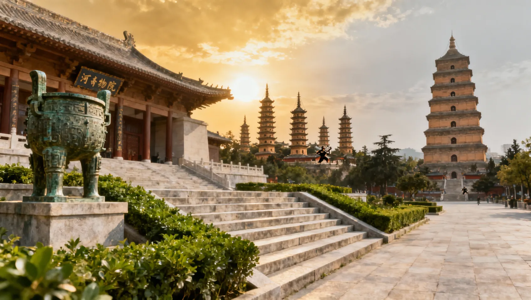 Which cultural landmarks are worth visiting during a Zhengzhou layover