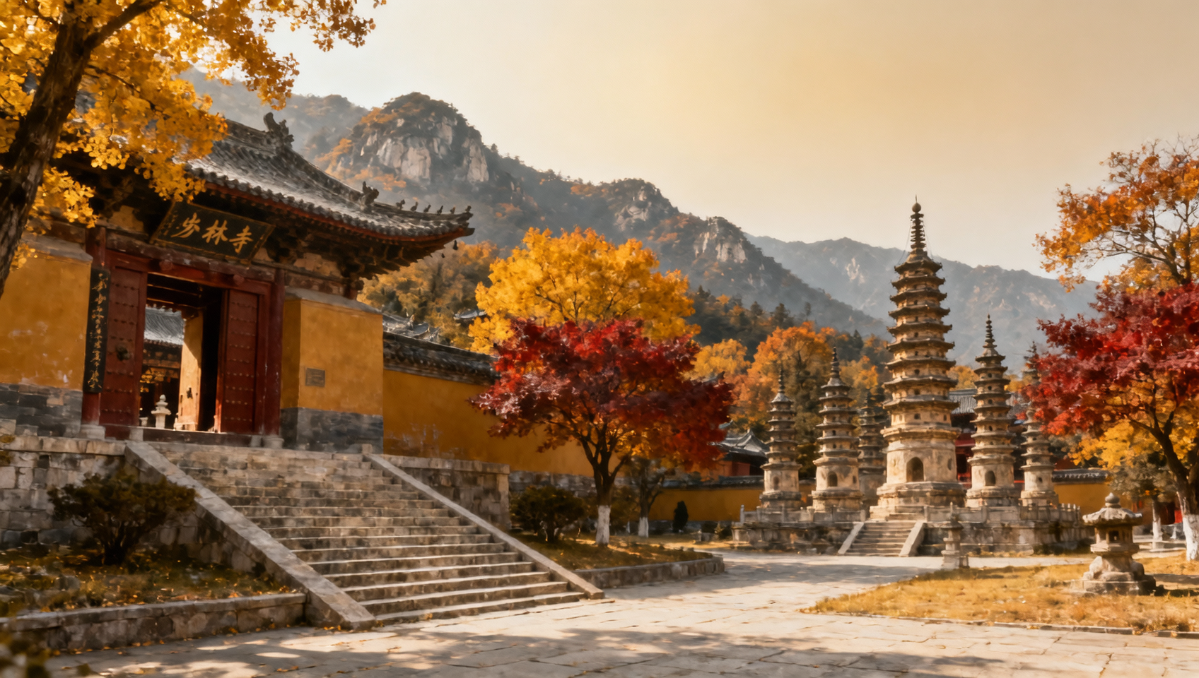 Is the best time to visit Shaolin Temple during the off-peak season or in autumn