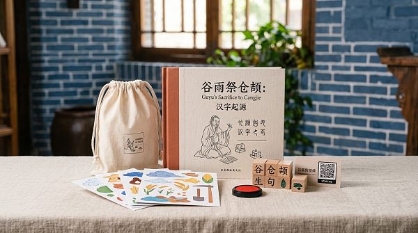 Grain Rain Cangjie Commemoration Event Enters Zibo Kindergarten: Solar Term Educational Products Accelerate Expansion Overseas