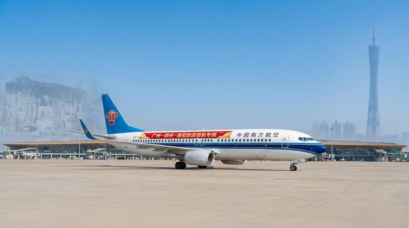 China Southern Airlines Launches Guangzhou—Zhengzhou—Luoyang Tourism Charter Route