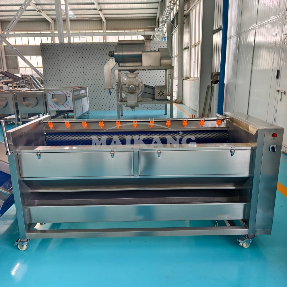 Brush Peeling and Washing Machine