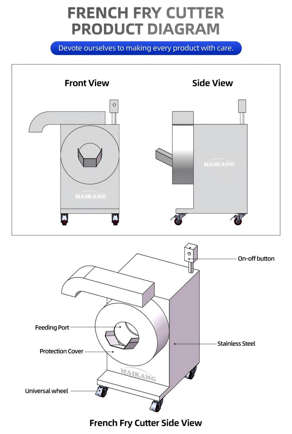 How to choose the right french fry cutter capacity for your operation