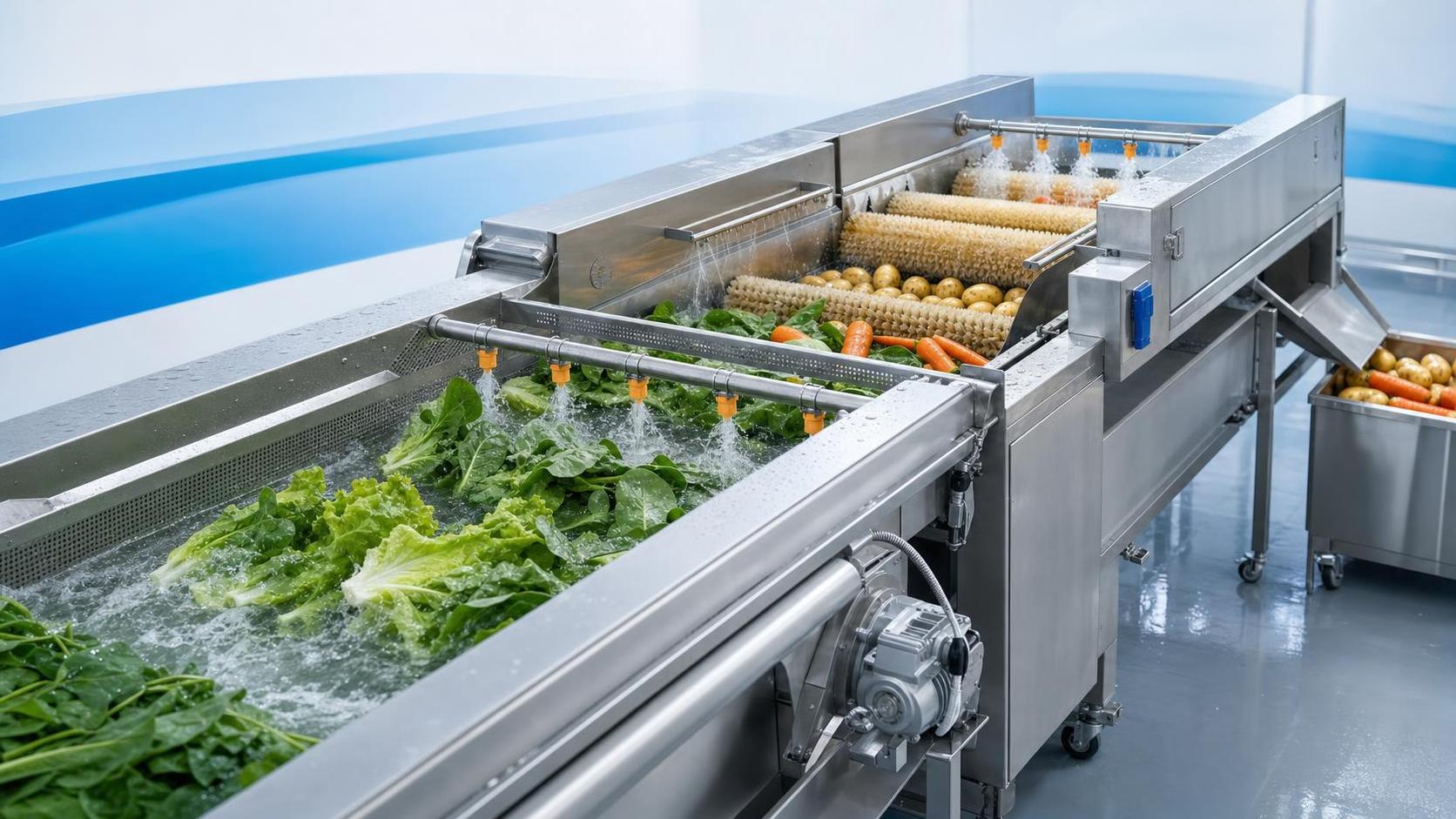 How to Choose a Commercial Vegetable Washer for Leafy Greens and Root Crops?