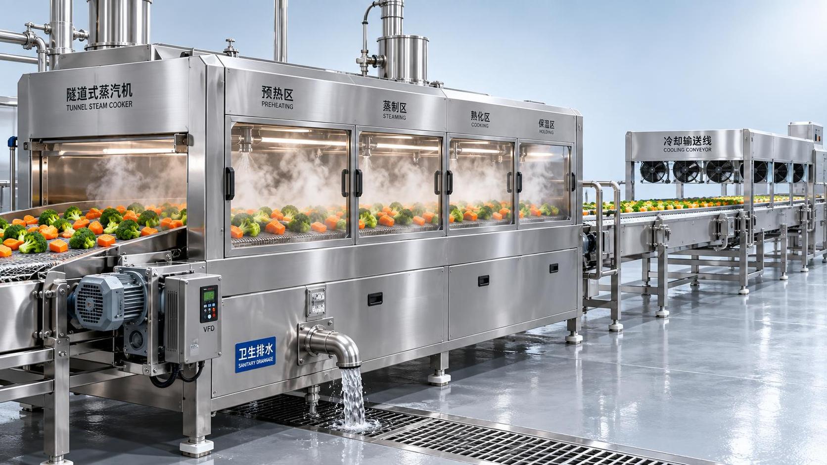 Selecting a Tunnel Steaming Machine by Product Size, Dwell Time, and Capacity