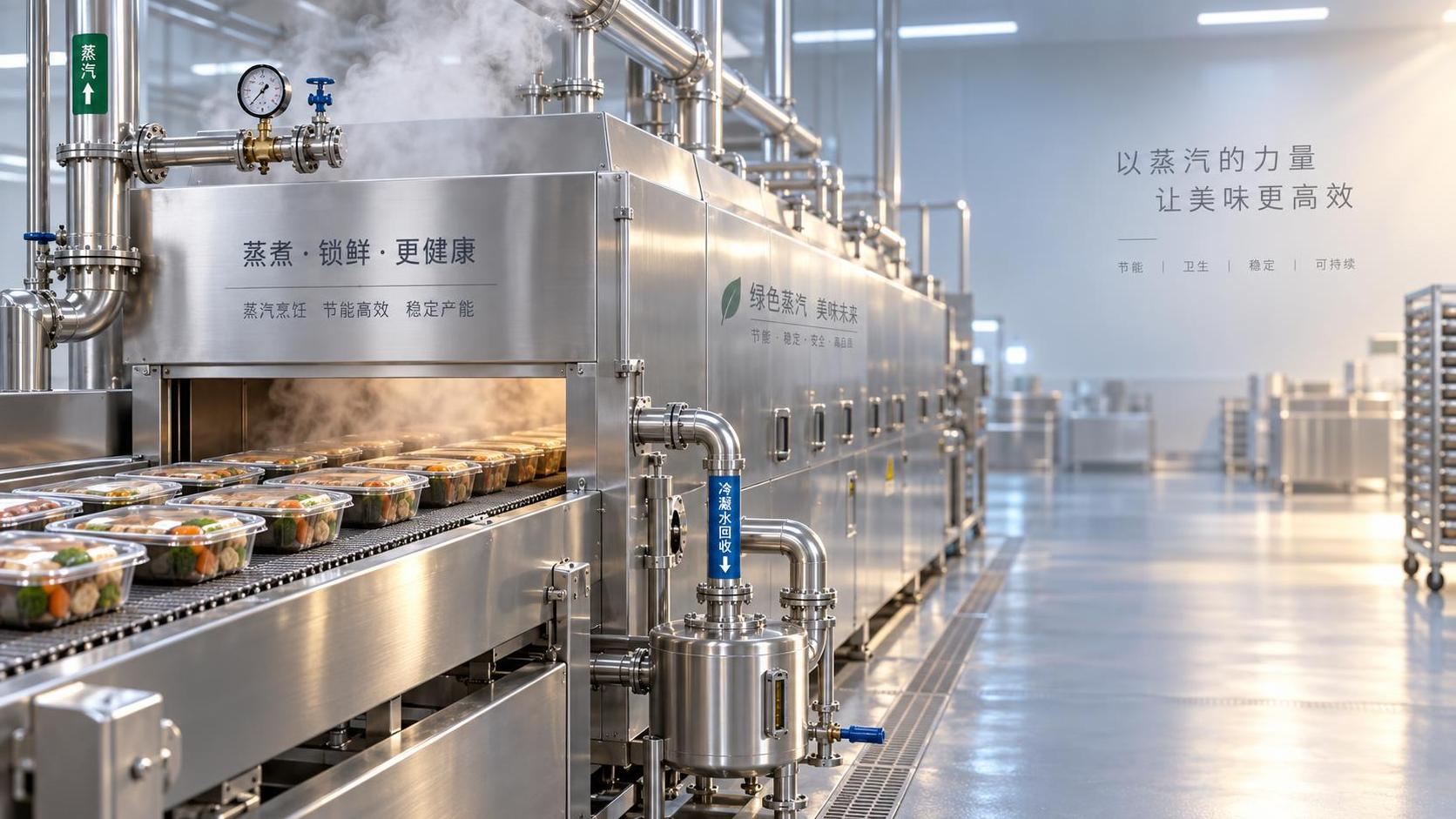 Evaluating Steam Consumption and Operating Cost for Tunnel Cooking Equipment