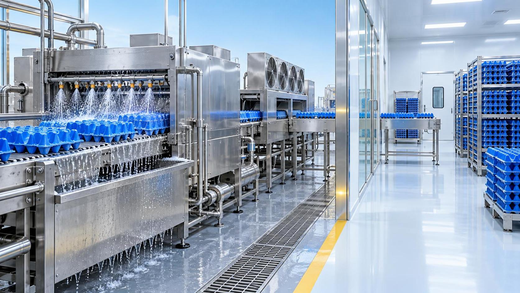 How Egg Tray Washing Machines Support Biosecurity in Commercial Egg Packing