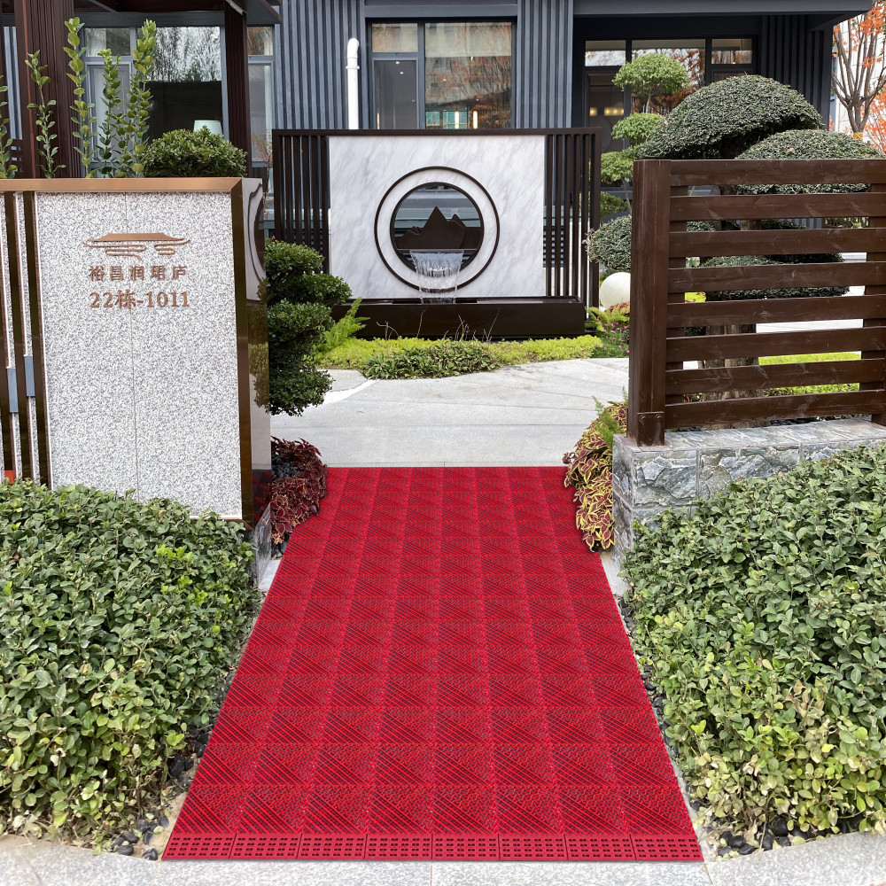 Two-in-one brushless floor mat